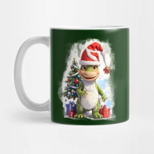 Christmas Dinosaur Xmas Mug